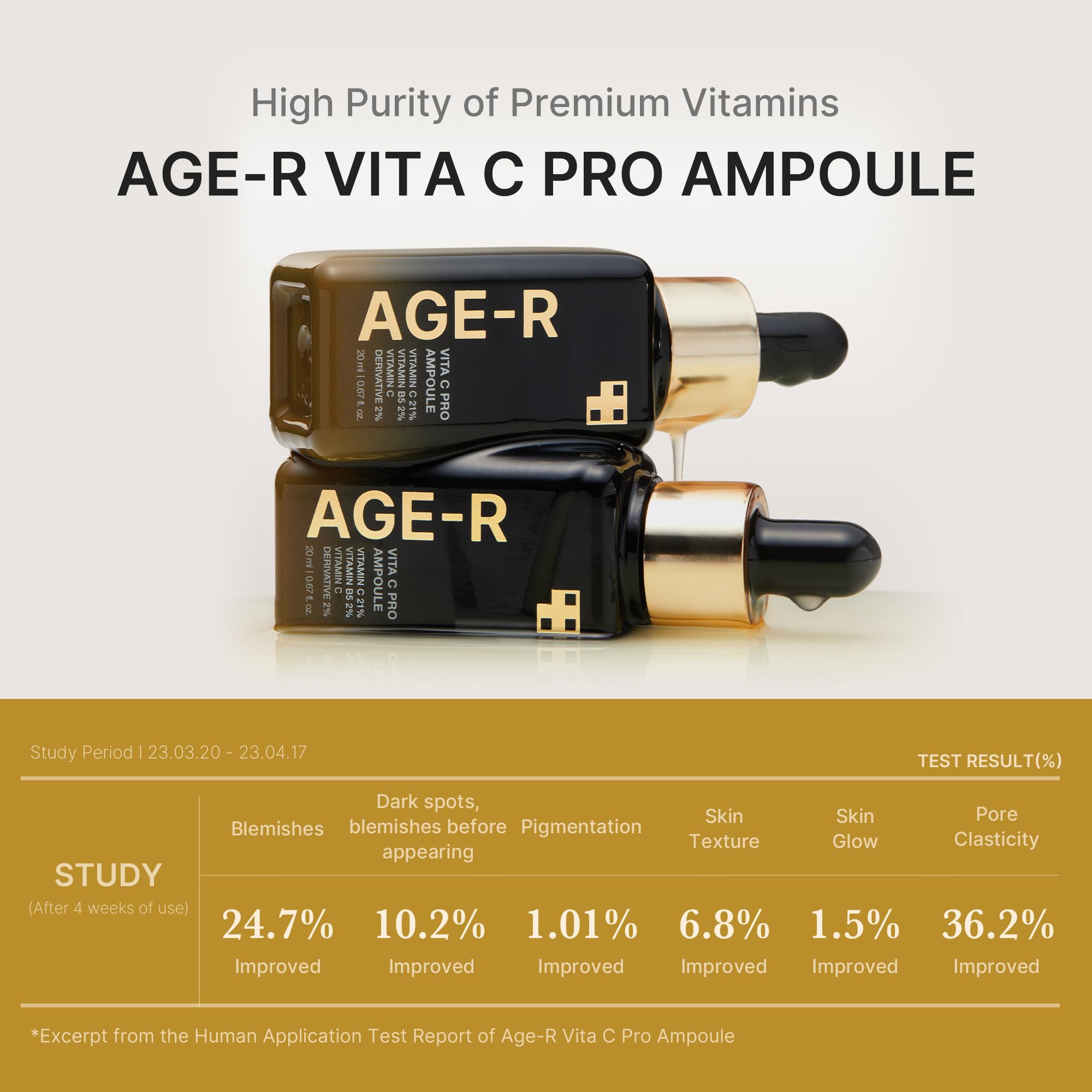 Amazon.com: Medicube Age-R Vita C Pro Ampoule -Vitamin C Serum for